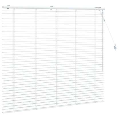 Venetian Blind White 155 x 130 cm 35 mm Solid Paulownia Wood