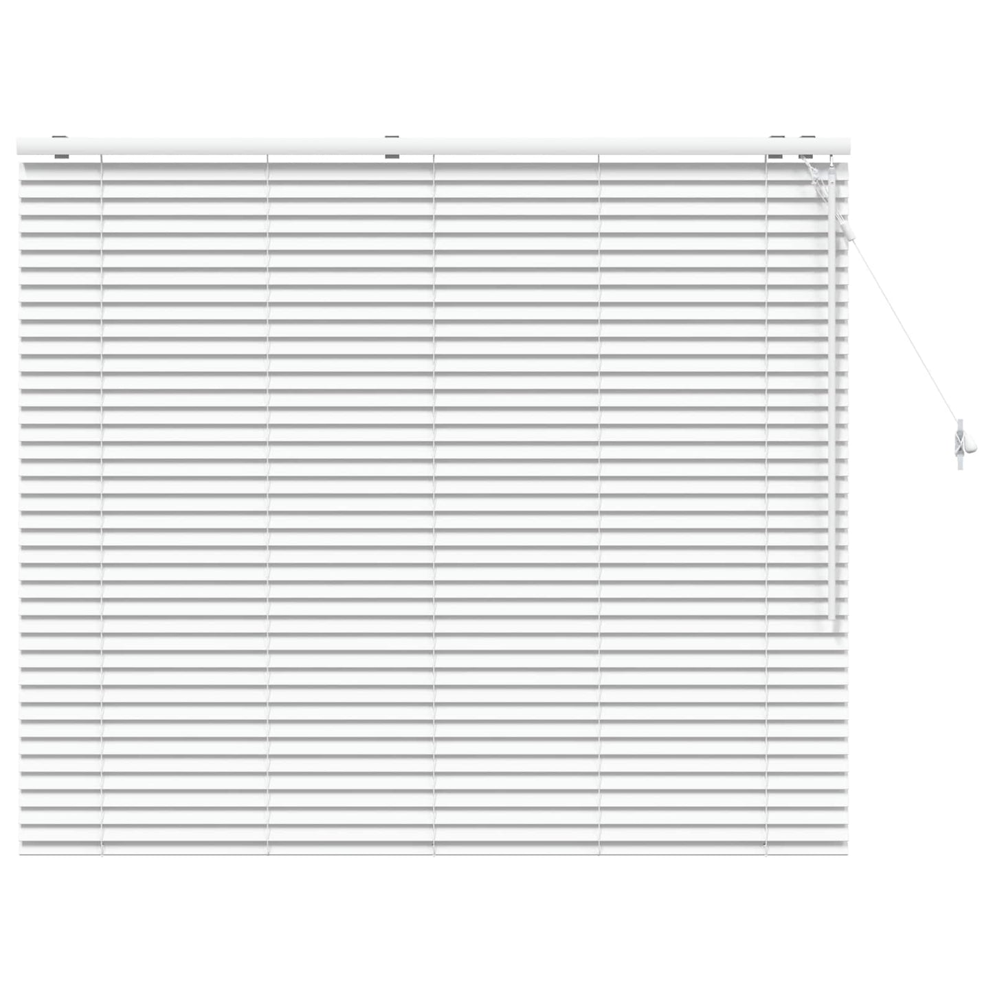 Venetian Blind White 160 x 130 cm 35 mm Solid Paulownia Wood