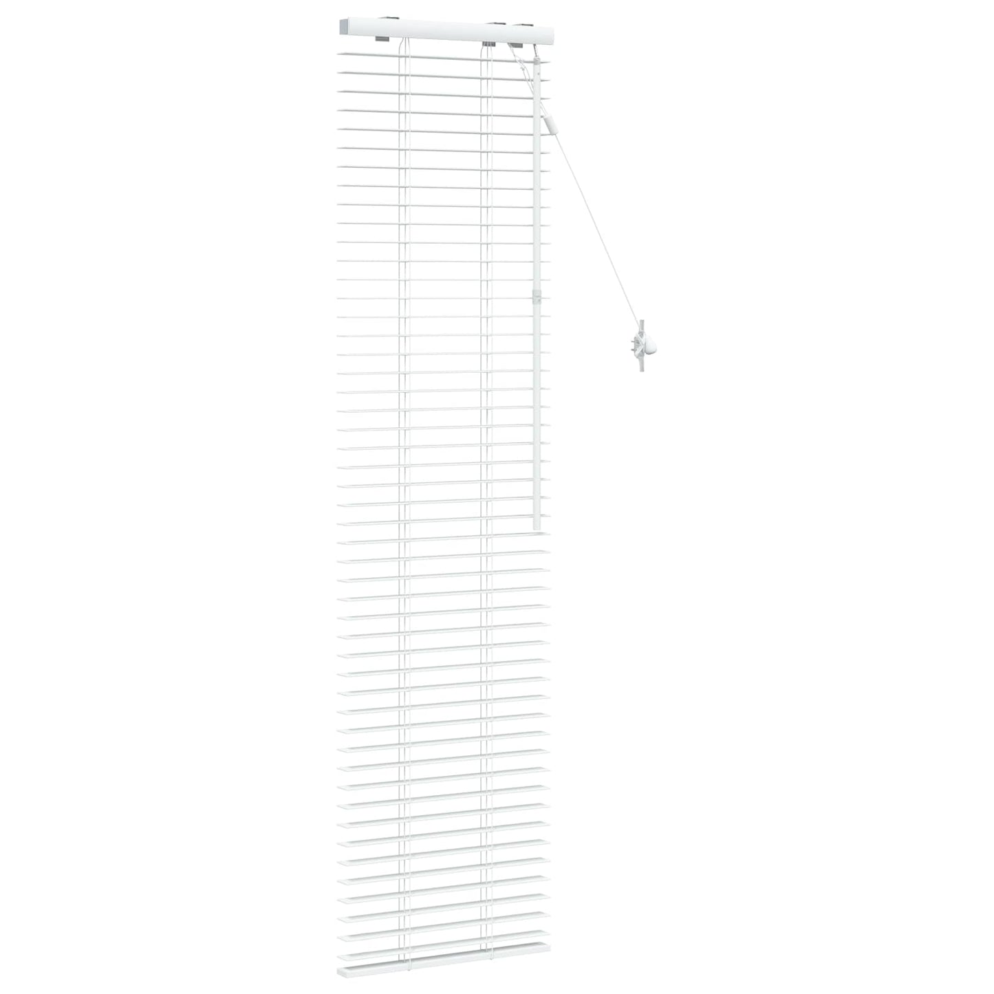 Venetian Blind White 40 x 160 cm 35 mm Solid Paulownia Wood