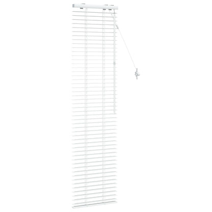 Venetian Blind White 40 x 160 cm 35 mm Solid Paulownia Wood