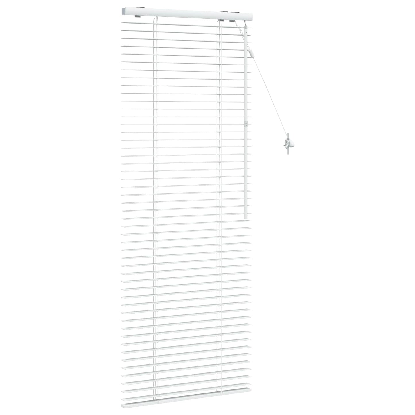 Venetian Blind White 60 x 160 cm 35 mm Solid Paulownia Wood