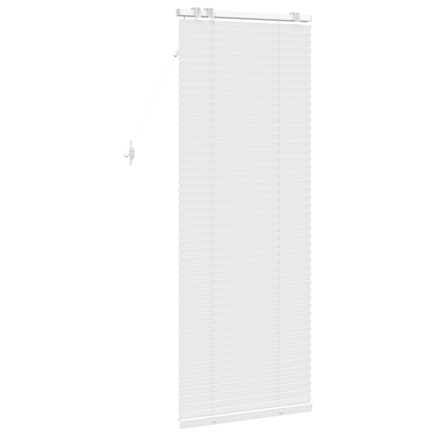 Venetian Blind White 65 x 160 cm 35 mm Solid Paulownia Wood