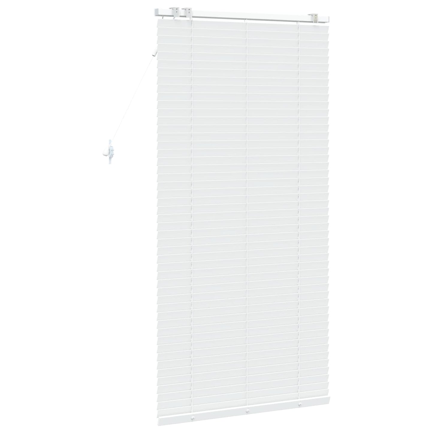 Venetian Blind White 75 x 160 cm 35 mm Solid Paulownia Wood
