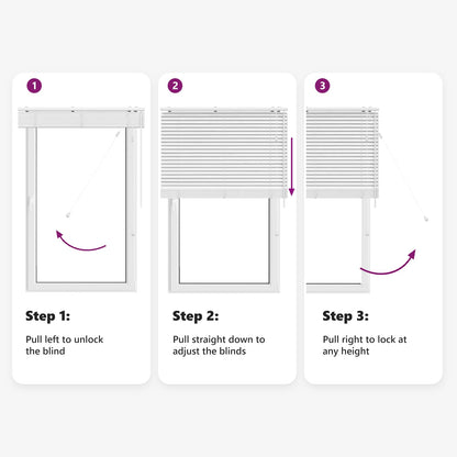 Venetian Blind White 80 x 160 cm 35 mm Solid Paulownia Wood