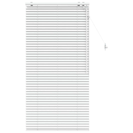 Venetian Blind White 85 x 160 cm 35 mm Solid Paulownia Wood