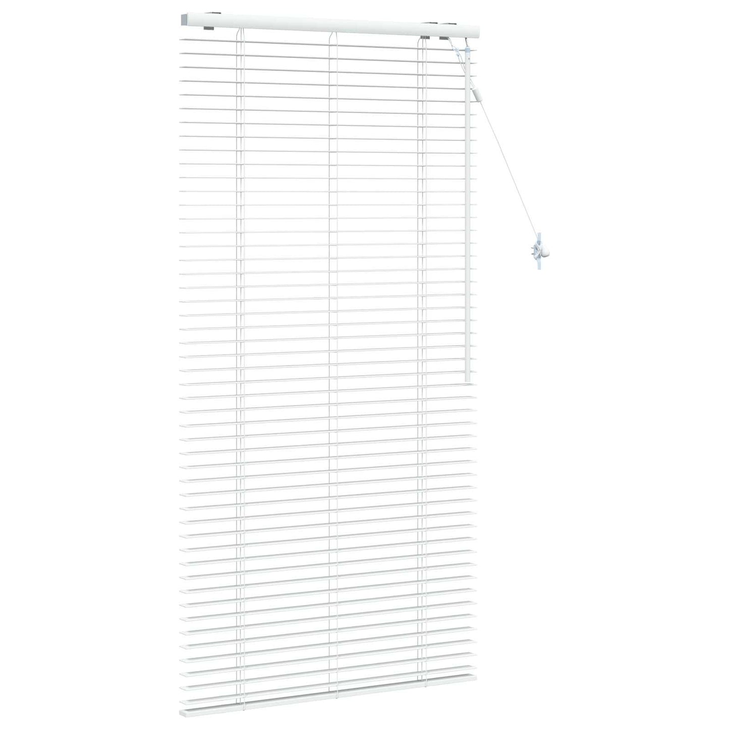Venetian Blind White 90 x 160 cm 35 mm Solid Paulownia Wood