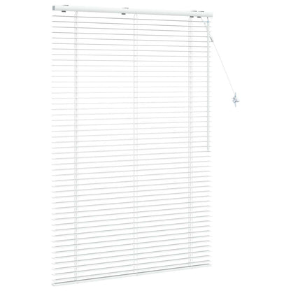 Venetian Blind White 110 x 160 cm 35 mm Solid Paulownia Wood