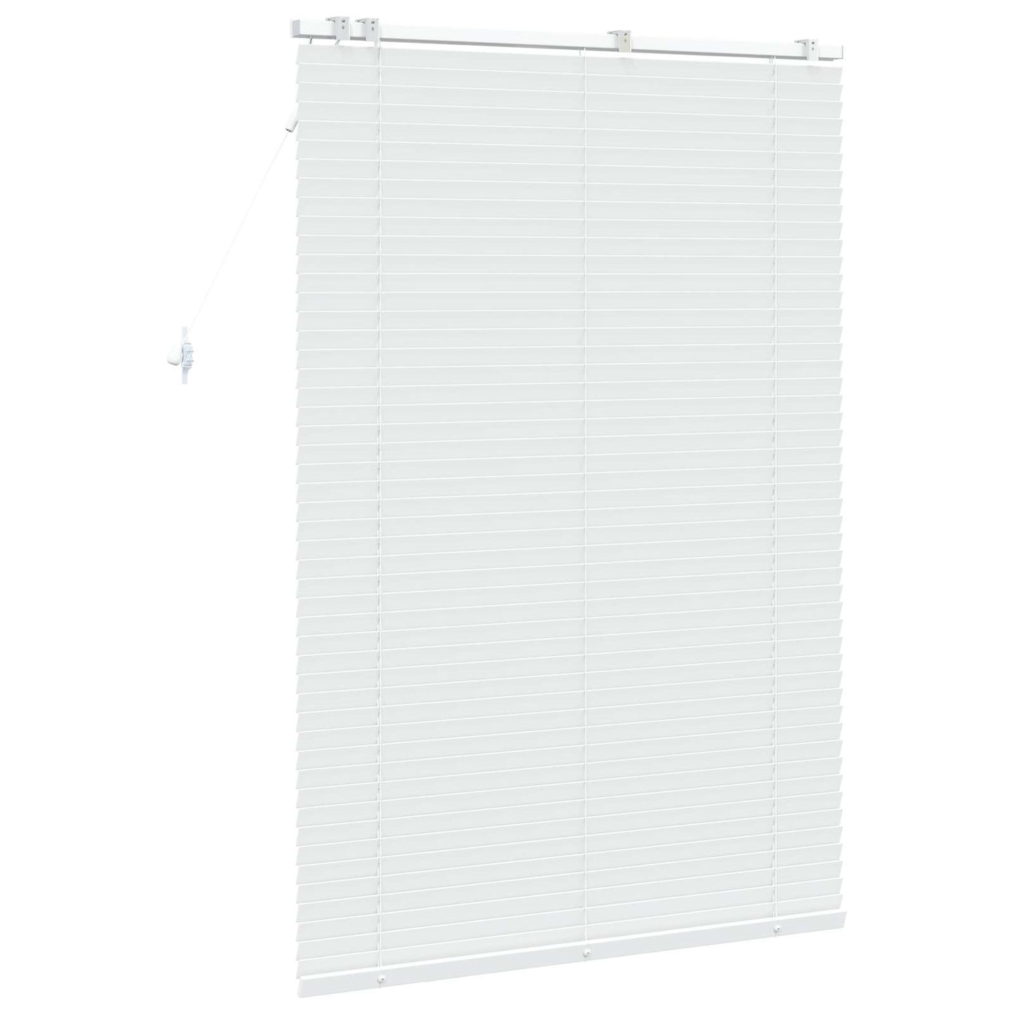 Venetian Blind White 115 x 160 cm 35 mm Solid Paulownia Wood