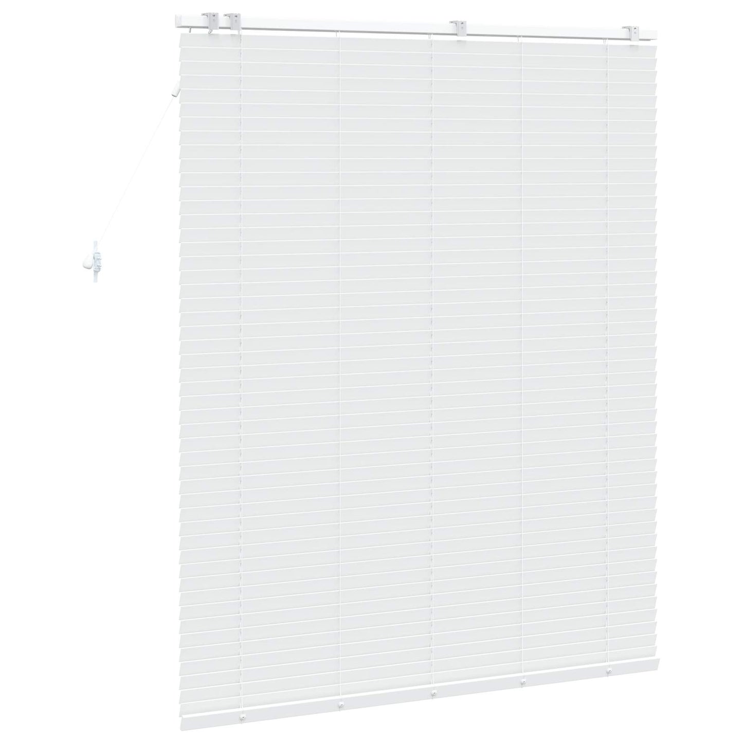 Venetian Blind White 135 x 160 cm 35 mm Solid Paulownia Wood
