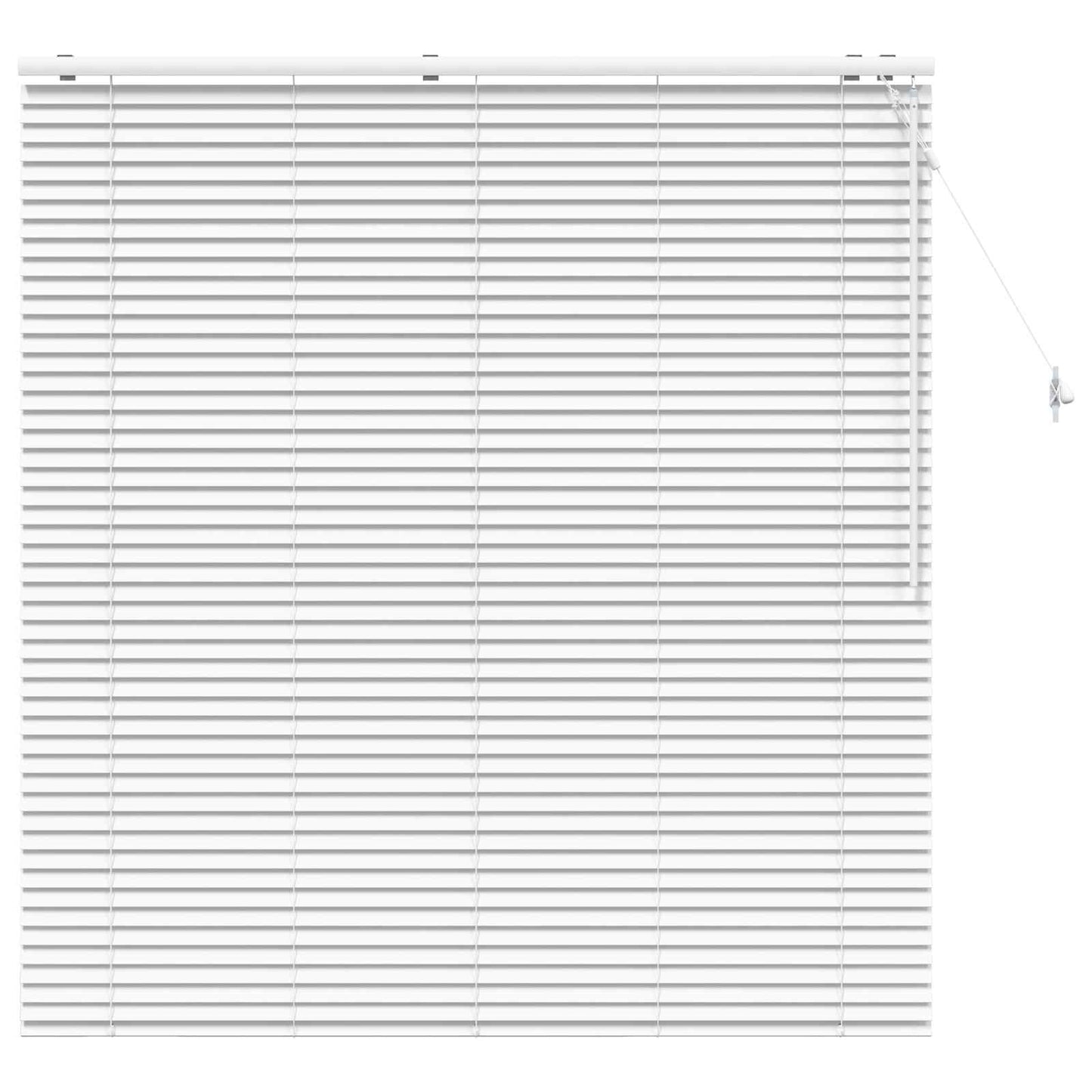 Venetian Blind White 150 x 160 cm 35 mm Solid Paulownia Wood