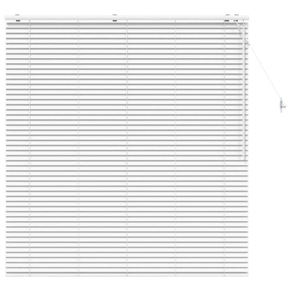 Venetian Blind White 155 x 160 cm 35 mm Solid Paulownia Wood