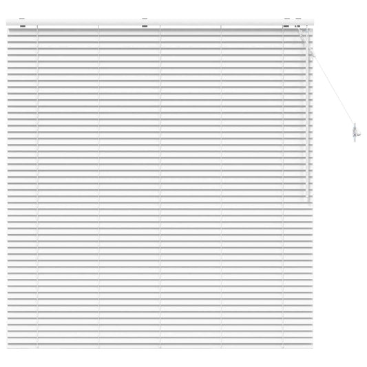 Venetian Blind White 160 x 160 cm 35 mm Solid Paulownia Wood