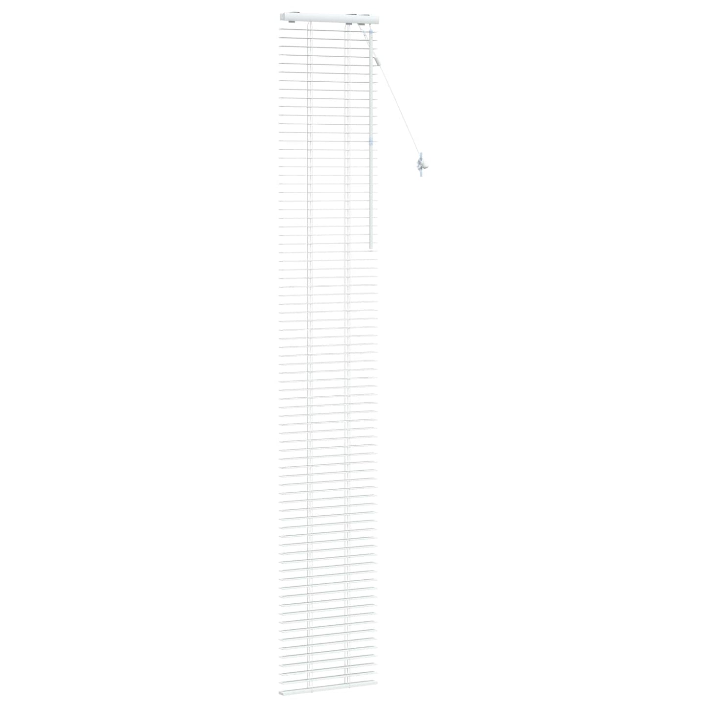 Venetian Blind White 40 x 250 cm 35 mm Solid Paulownia Wood