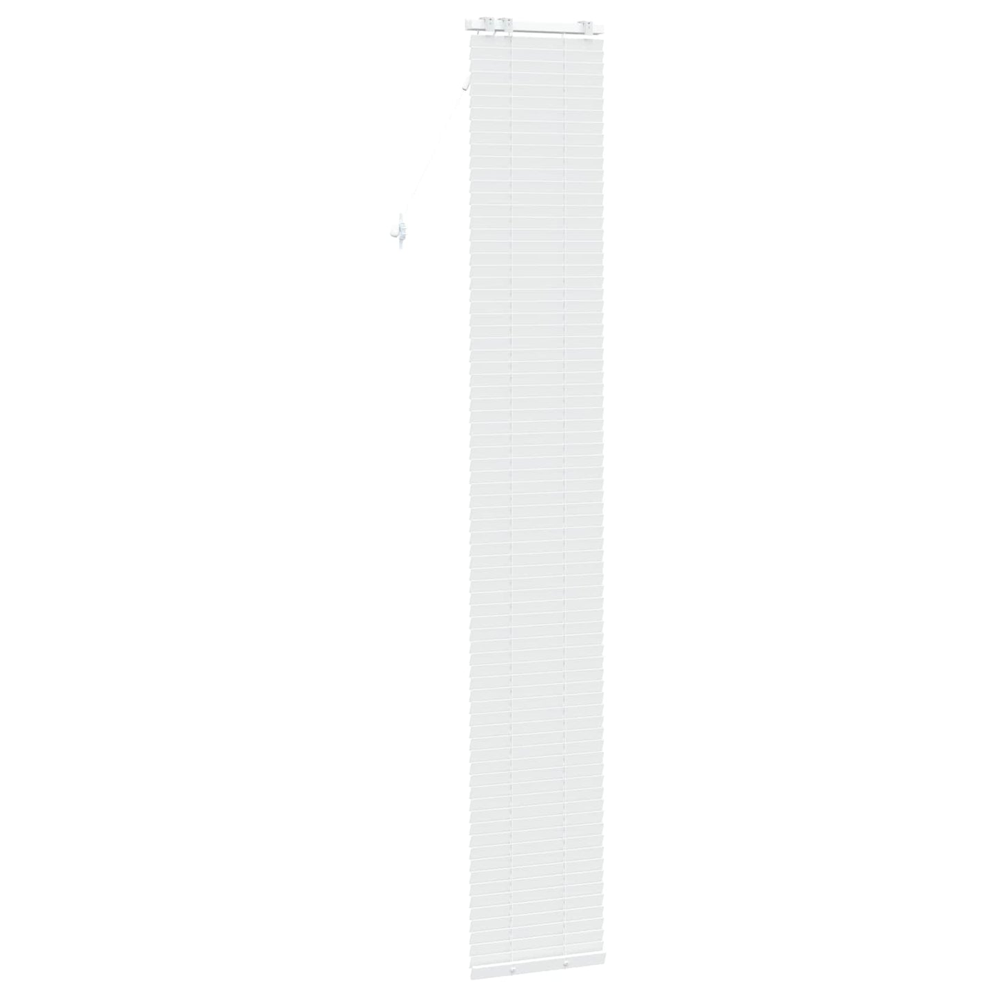 Venetian Blind White 40 x 250 cm 35 mm Solid Paulownia Wood