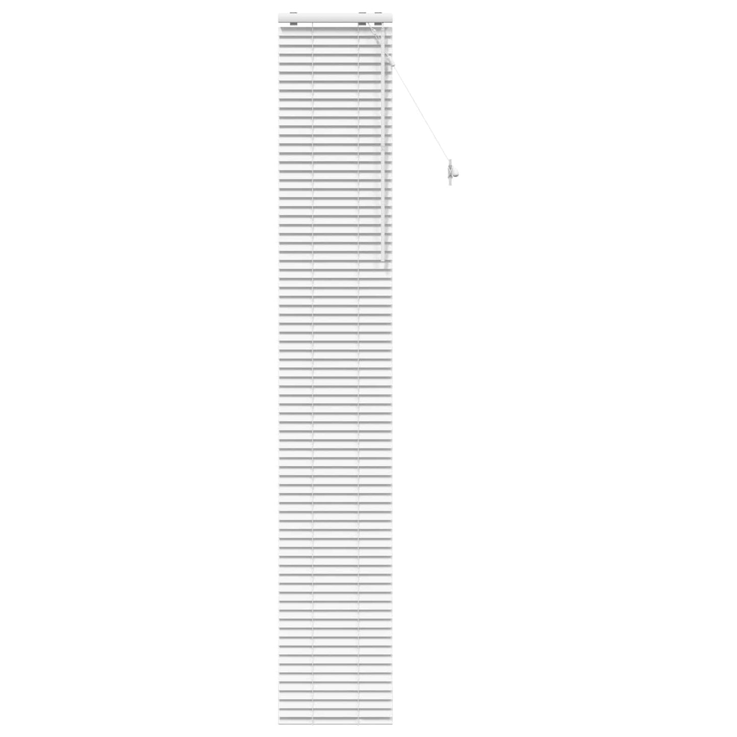 Venetian Blind White 45 x 250 cm 35 mm Solid Paulownia Wood