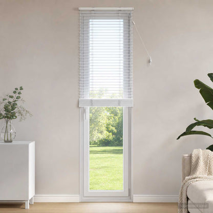 Venetian Blind White 55 x 250 cm 35 mm Solid Paulownia Wood