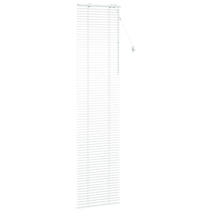 Venetian Blind White 55 x 250 cm 35 mm Solid Paulownia Wood