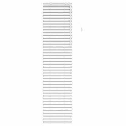 Venetian Blind White 55 x 250 cm 35 mm Solid Paulownia Wood