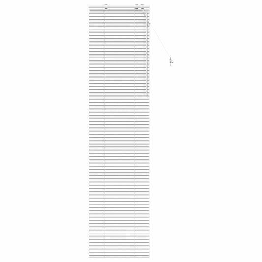 Venetian Blind White 60 x 250 cm 35 mm Solid Paulownia Wood