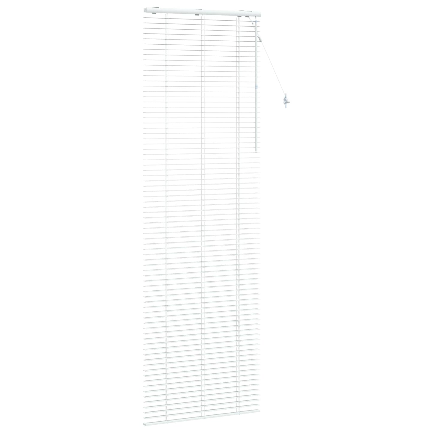 Venetian Blind White 75 x 250 cm 35 mm Solid Paulownia Wood