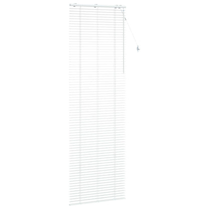 Venetian Blind White 80 x 250 cm 35 mm Solid Paulownia Wood