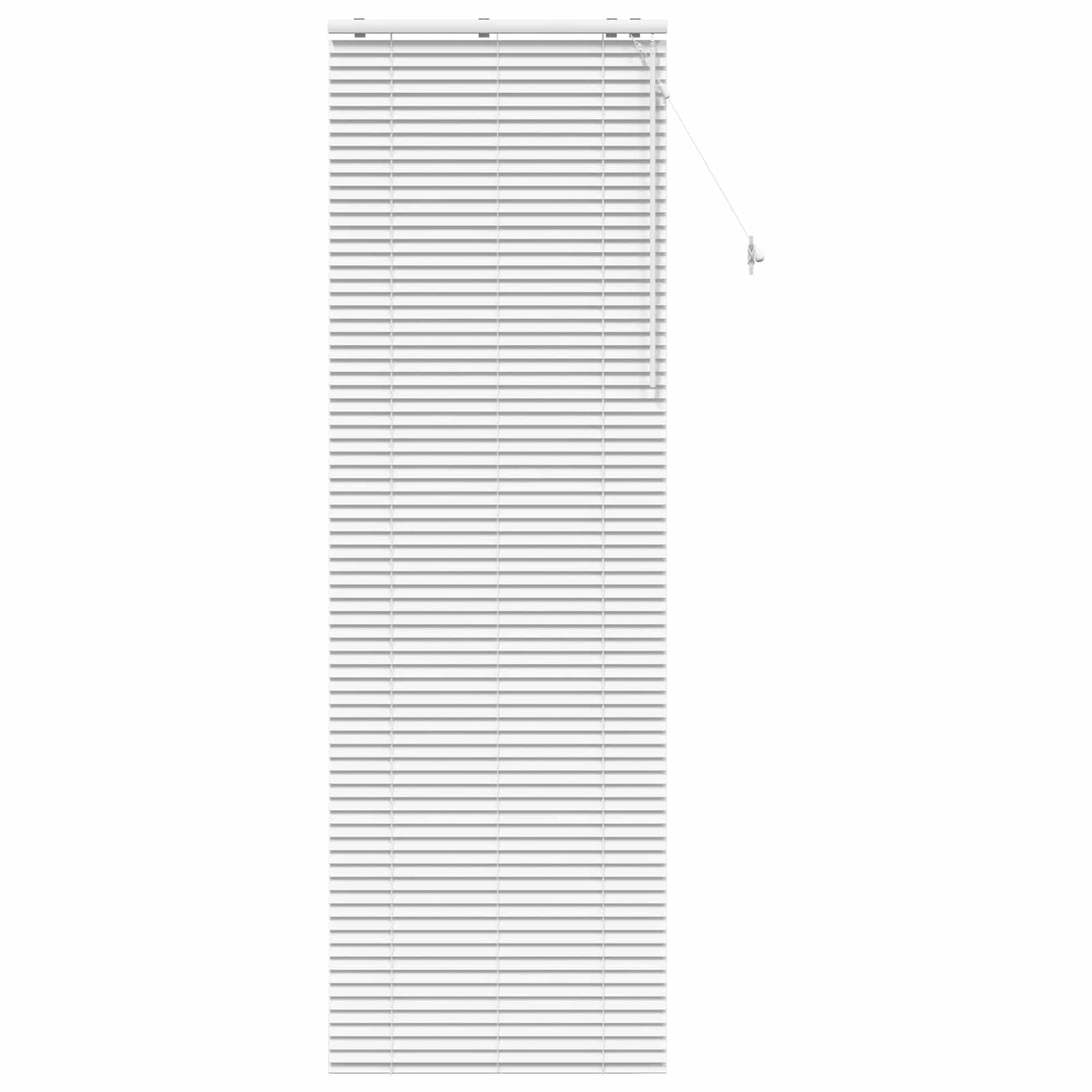 Venetian Blind White 85 x 250 cm 35 mm Solid Paulownia Wood