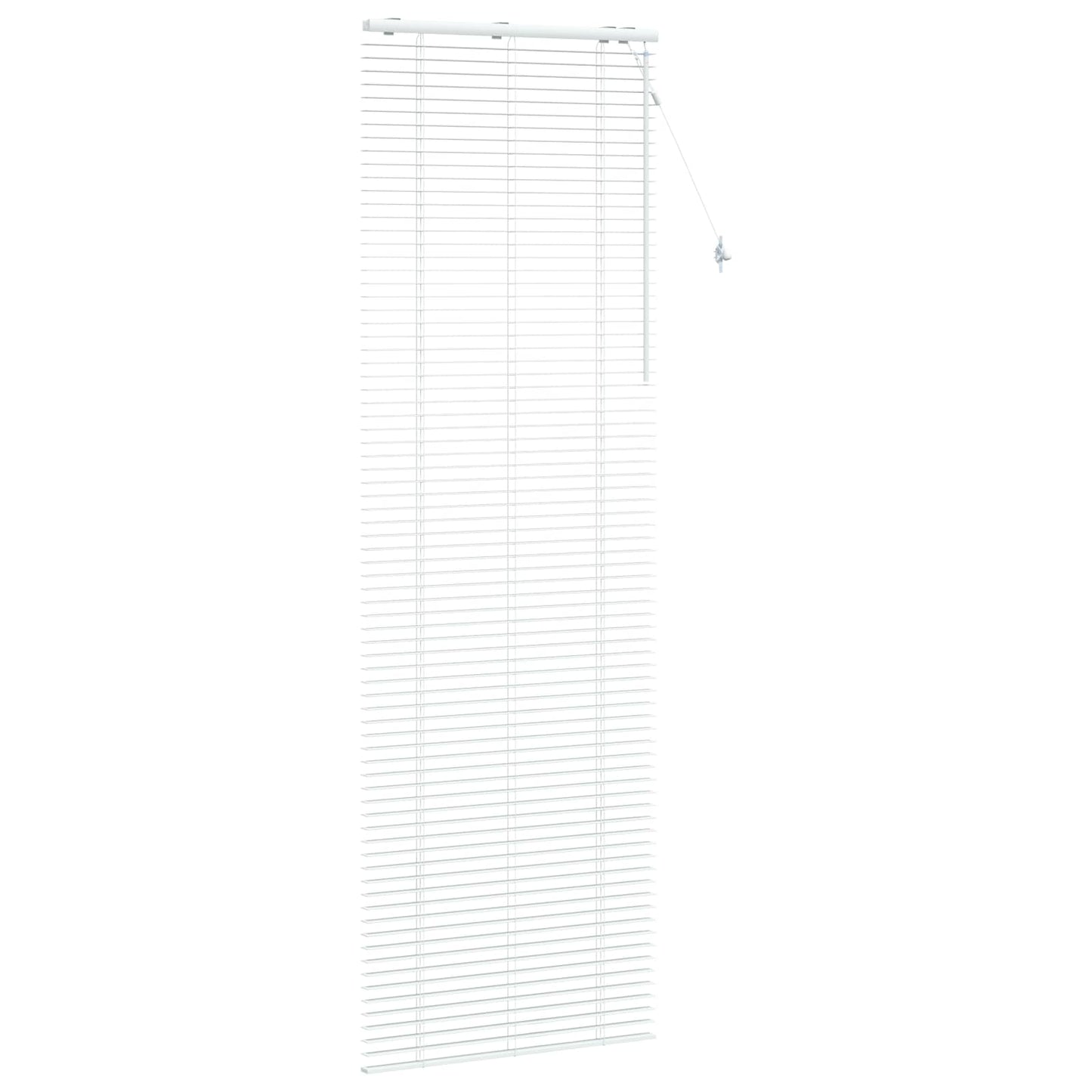 Venetian Blind White 95 x 250 cm 35 mm Solid Paulownia Wood