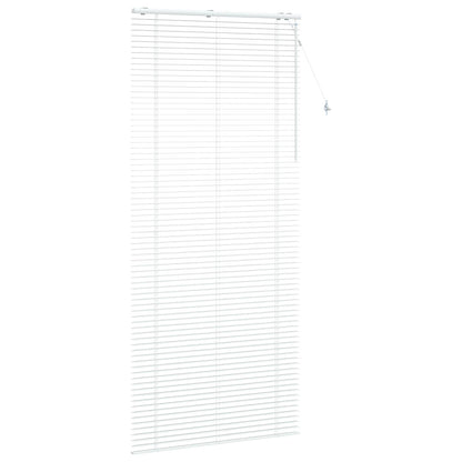 Venetian Blind White 100 x 250 cm 35 mm Solid Paulownia Wood