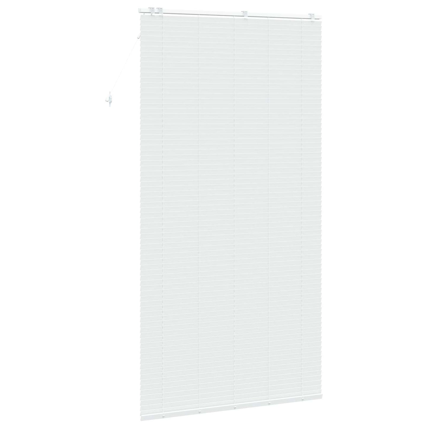 Venetian Blind White 135 x 250 cm 35 mm Solid Paulownia Wood