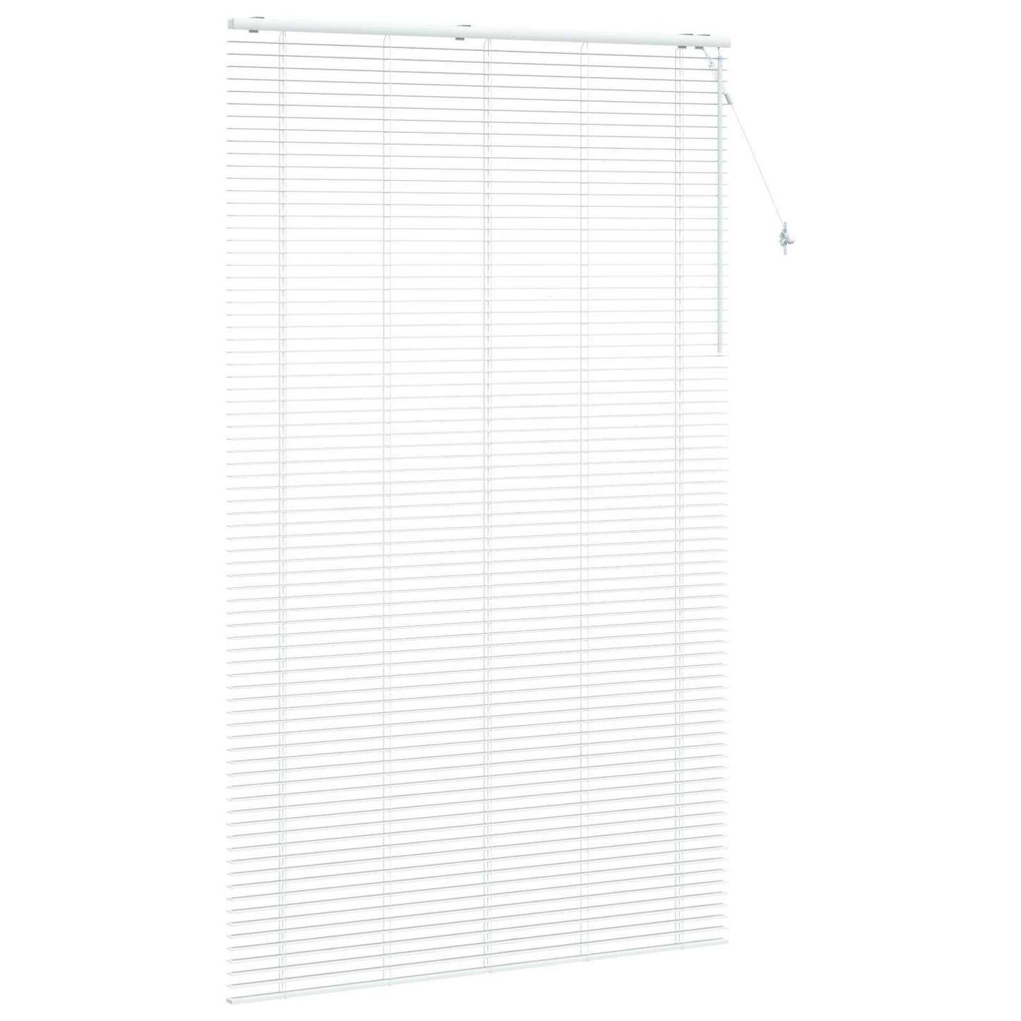 Venetian Blind White 150 x 250 cm 35 mm Solid Paulownia Wood