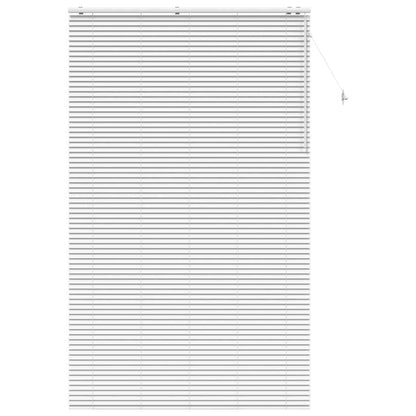 Venetian Blind White 155 x 250 cm 35 mm Solid Paulownia Wood