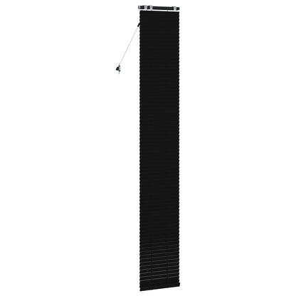 Venetian Blind Black 45 x 250 cm 35 mm Solid Paulownia Wood