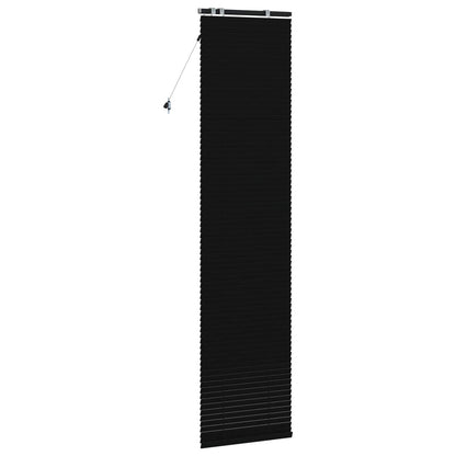 Venetian Blind Black 65 x 250 cm 35 mm Solid Paulownia Wood