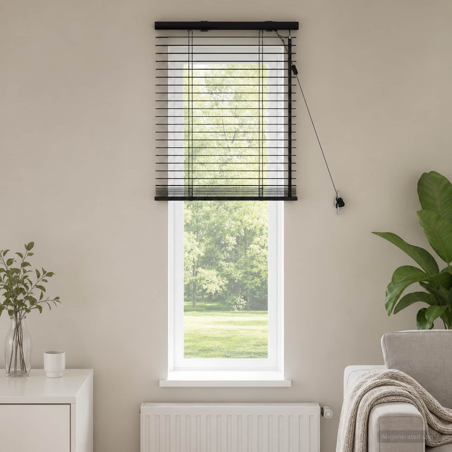 Venetian Blind Dark Brown 65 x 130 cm 35 mm