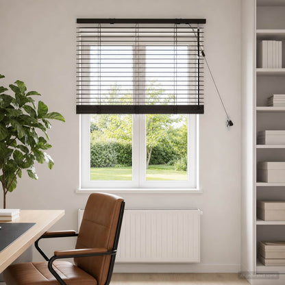 Venetian Blind Dark Brown 95 x 130 cm 35 mm