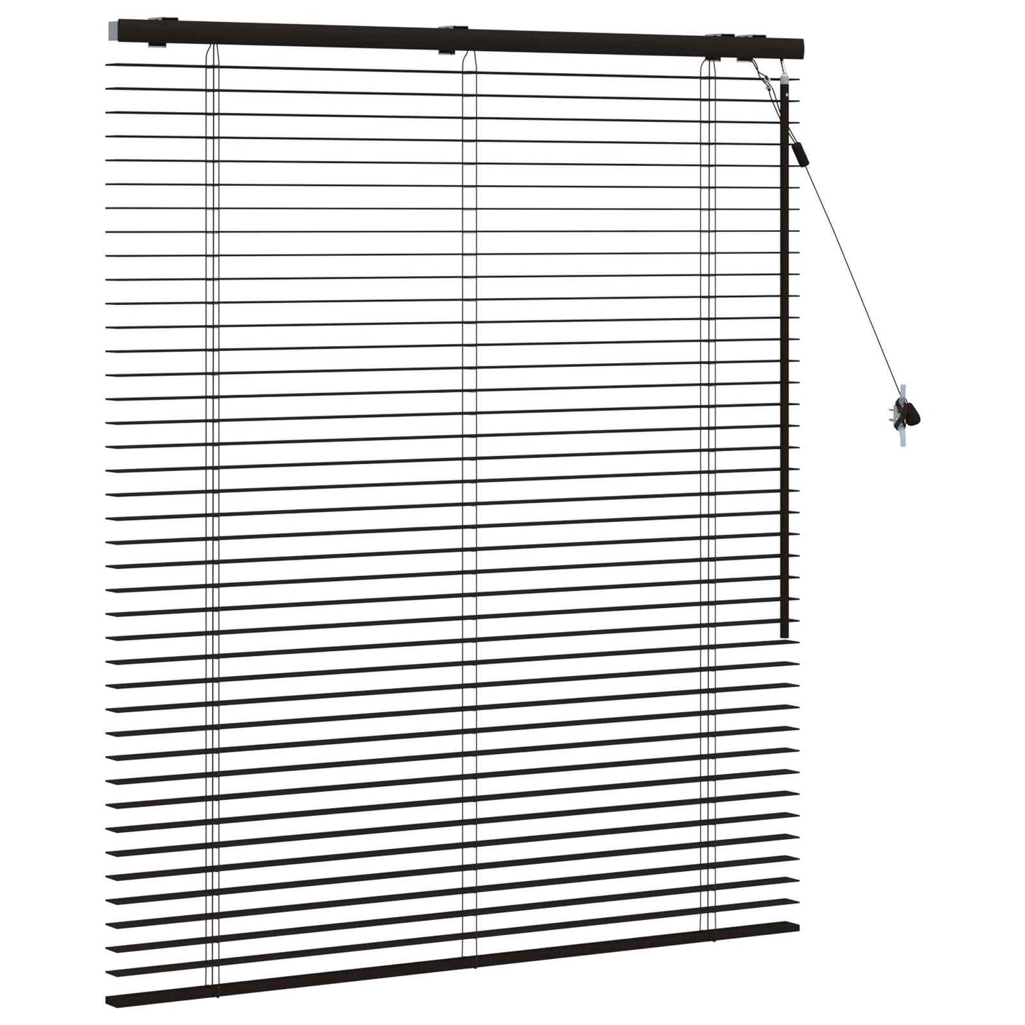 Venetian Blind Dark Brown 110 x 130 cm 35 mm