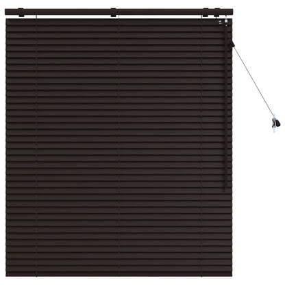 Venetian Blind Dark Brown 110 x 130 cm 35 mm