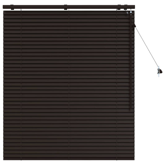 Venetian Blind Dark Brown 110 x 130 cm 35 mm