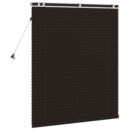 Venetian Blind Dark Brown 120 x 130 cm 35 mm