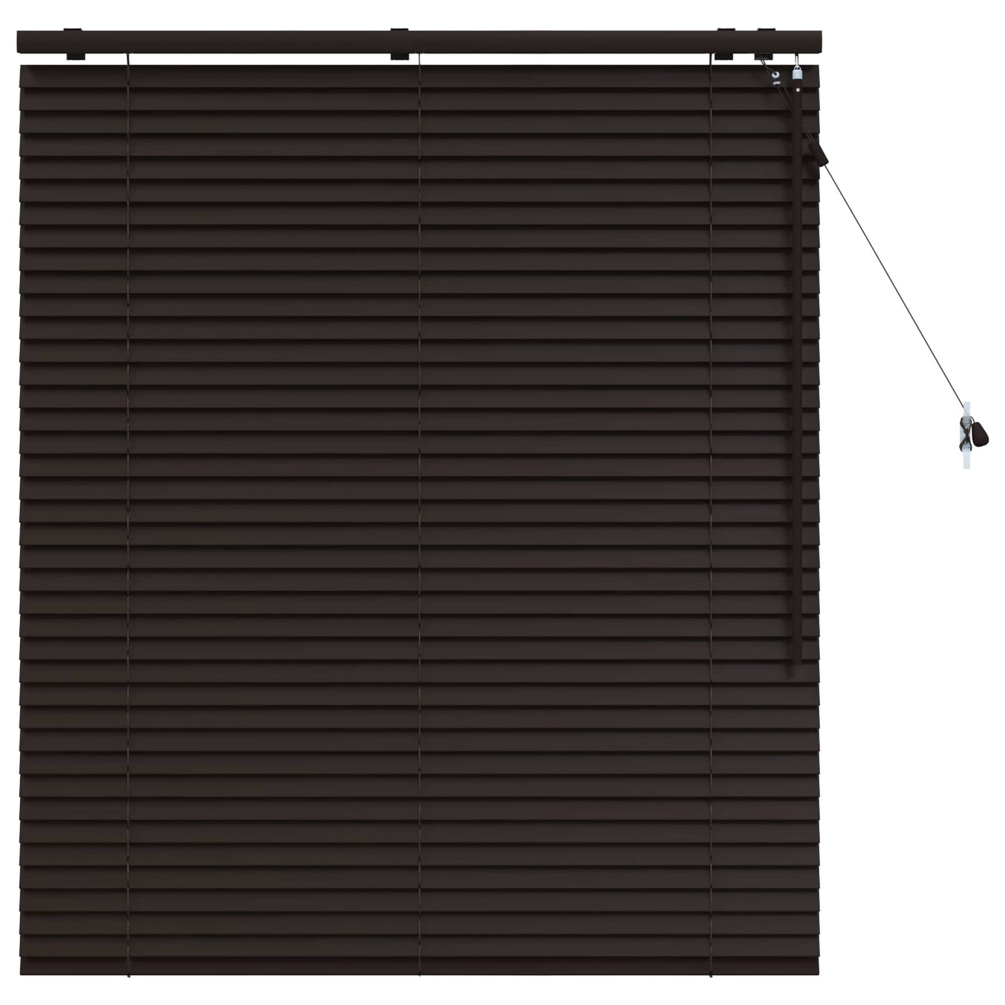 Venetian Blind Dark Brown 120 x 130 cm 35 mm