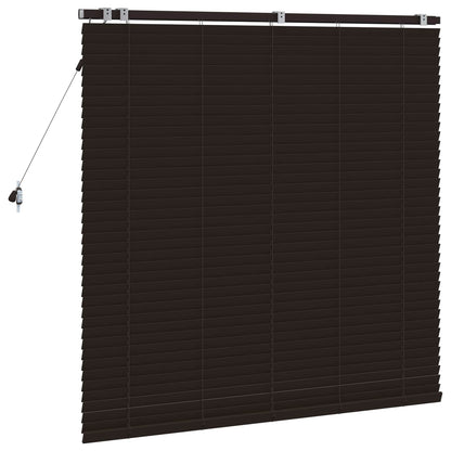 Venetian Blind Dark Brown 125 x 130 cm 35 mm