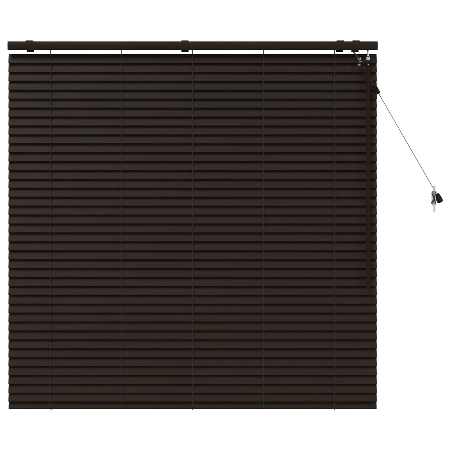 Venetian Blind Dark Brown 125 x 130 cm 35 mm