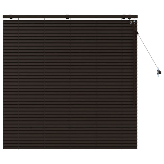 Venetian Blind Dark Brown 130 x 130 cm 35 mm