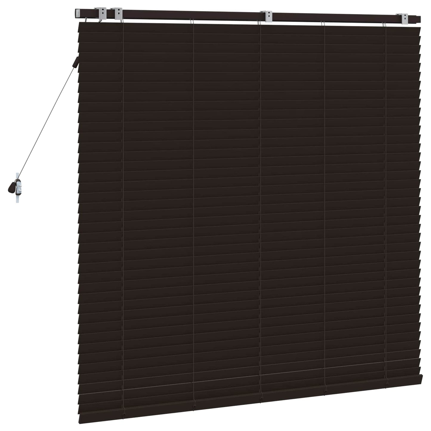 Venetian Blind Dark Brown 135 x 130 cm 35 mm