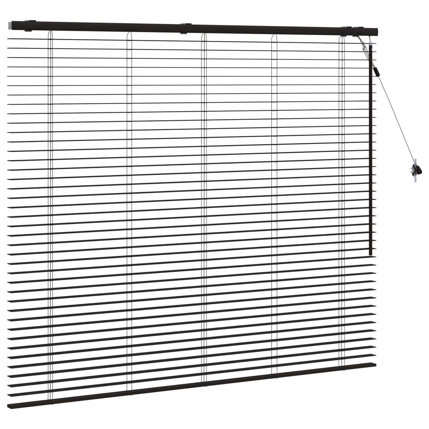 Venetian Blind Dark Brown 145 x 130 cm 35 mm