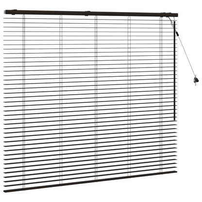 Venetian Blind Dark Brown 145 x 130 cm 35 mm