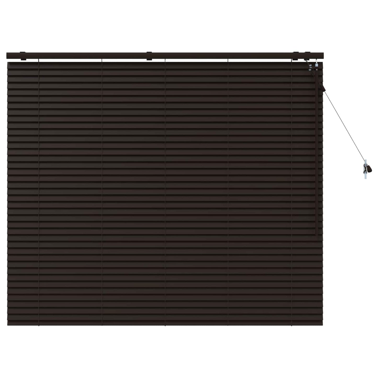 Venetian Blind Dark Brown 145 x 130 cm 35 mm