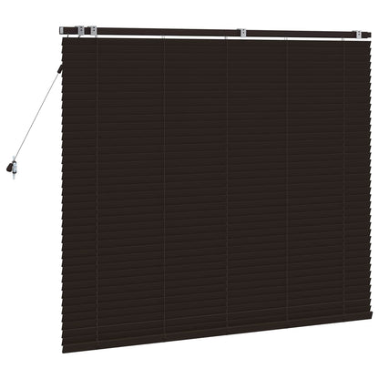 Venetian Blind Dark Brown 160 x 130 cm 35 mm