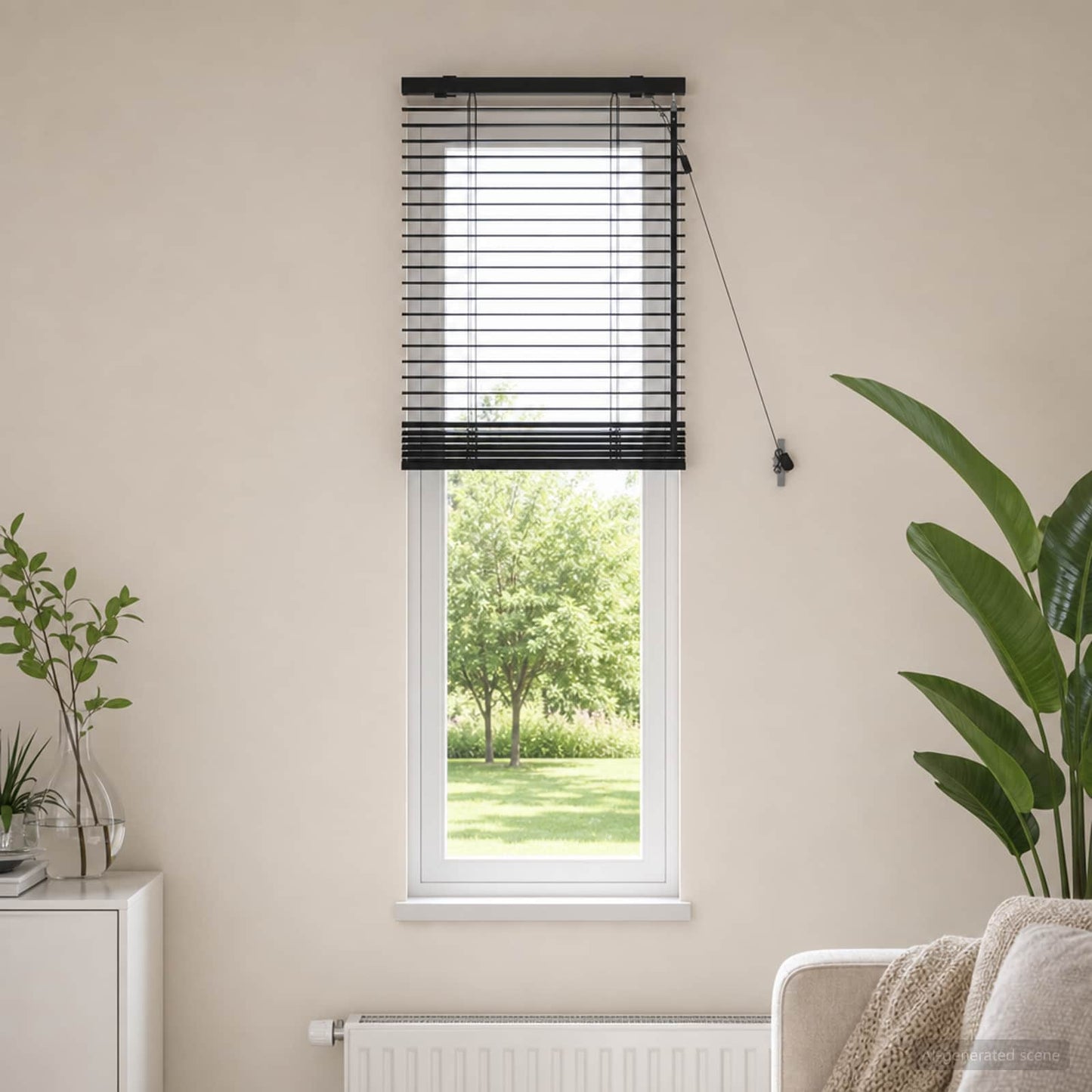 Venetian Blind Dark Brown 55 x 160 cm 35 mm