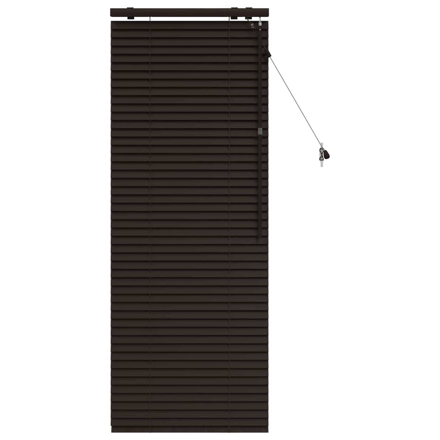 Venetian Blind Dark Brown 65 x 160 cm 35 mm